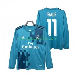 Camisolas Real Madrid BALE 11 2017 2018 Retro Homem Alternativo Manga Comprida