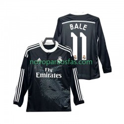 Camisolas Real Madrid BALE 11 2014 2015 Retro Homem Alternativo Manga Comprida