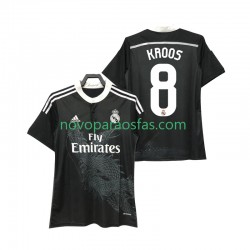 Camisolas Real Madrid KROOS 8 2014 2015 Retro Homem Visitante Manga Curta