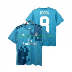 Camisolas Real Madrid KROOS 8 2017 2018 Retro Homem Alternativo Manga Curta