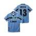 Camisolas SS Lazio NESTA 13 Retro Homem Casa 1998 1999 Manga Curta