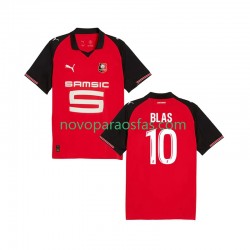 Camisolas Stade Rennais Ludovic Blas 10 Homem Casa 2025-2026 Manga Curta
