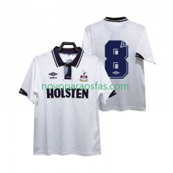 Camisolas Tottenham Hotspur 8 1991 1993 Retro Homem Casa Manga Curta