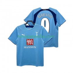 Camisolas Tottenham Hotspur BERBATOV 9 2007 Retro Homem Visitante 2006 Manga Curta