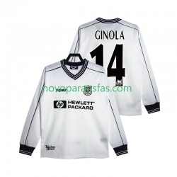 Camisolas Tottenham Hotspur GINOLA 14 1997 Retro Homem Casa 1999 Manga Comprida