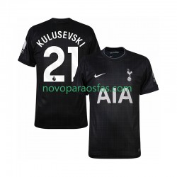 Camisolas Tottenham Hotspur Kulusevski 21 Homem Visitante 2025-2026 Manga Curta