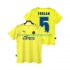 Camisolas Villarreal CF FORLAN 5 2005 Retro Homem Casa 2006 Manga Curta