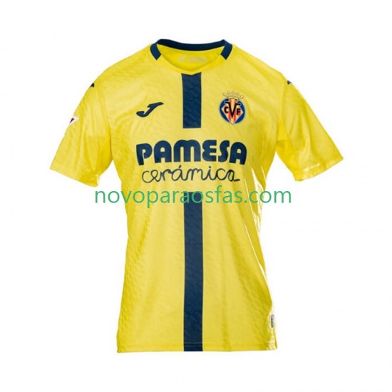 Camisolas Villarreal CF Homem Casa 2025-2026 Manga Curta