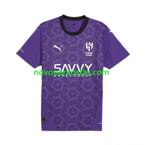 Camisolas Al Hilal Homem Alternativo 2024-2025 Manga Curta