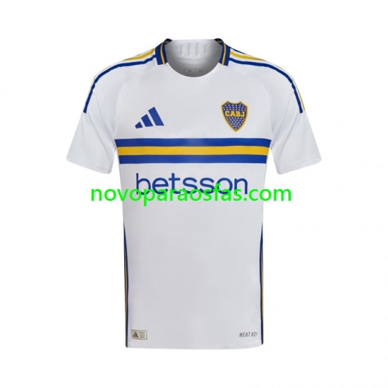 Camisolas CA Boca Juniors Homem Visitante 2024-2025 Manga Curta