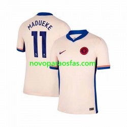 Camisolas Chelsea Noni Madueke 11 Homem Visitante 2024-2025 Manga Curta