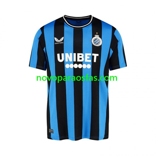 Camisolas Club Brugge Homem Casa 2024-2025 Manga Curta