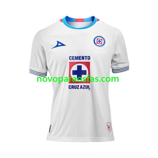 Camisolas Cruz Azul Homem Visitante 2024-2025 Manga Curta