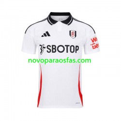 Camisolas Fulham Homem Casa 2024-2025 Manga Curta