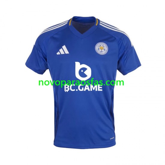 Camisolas Leicester City Homem Casa 2024-2025 Manga Curta