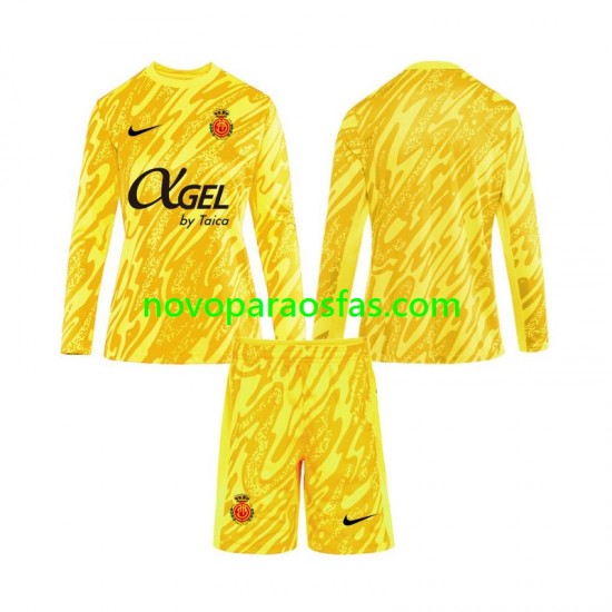 Camisolas RCD Mallorca Guarda-redes Criança Alternativo 2024-2025 Manga Comprida