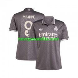 Camisolas Real Madrid Mbappé  9 Homem Alternativo 2024-2025 Manga Curta
