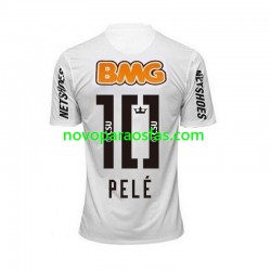 Camisolas Santos PELE 10 -2012 Retro Homem Casa 2011 Manga Curta