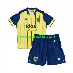 Camisolas West Bromwich Albion Criança Visitante 2024-2025 Manga Curta