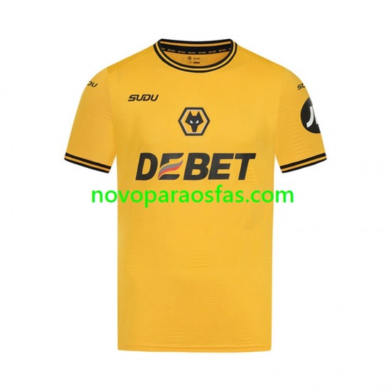 Camisolas Wolverhampton Wanderers Homem Casa 2024-2025 Manga Curta