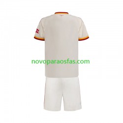 Camisolas AS Roma Criança Visitante 2026-2027 Manga Curta