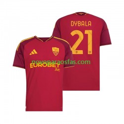 Camisolas AS Roma Paulo Dybala 21 Homem Casa 2026-2027 Manga Curta
