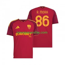 Camisolas AS Roma Rodrigo Mora 86 Homem Casa 2026-2027 Manga Curta