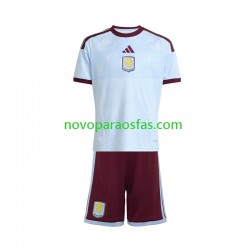 Camisolas Aston Villa Criança Alternativo 2026-2027 Manga Curta