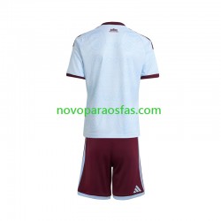 Camisolas Aston Villa Criança Alternativo 2026-2027 Manga Curta