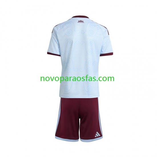Camisolas Aston Villa Criança Alternativo 2026-2027 Manga Curta