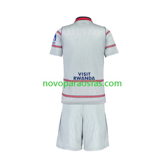 Camisolas Atlético Madrid Criança Alternativo 2026-2027 Manga Curta