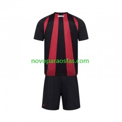 Camisolas Bayer 04 Leverkusen Criança Casa 2026-2027 Manga Curta