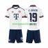 Camisolas Bayern de Munique Alphonso Davies 19 Criança Visitante 2026-2027 Manga Curta