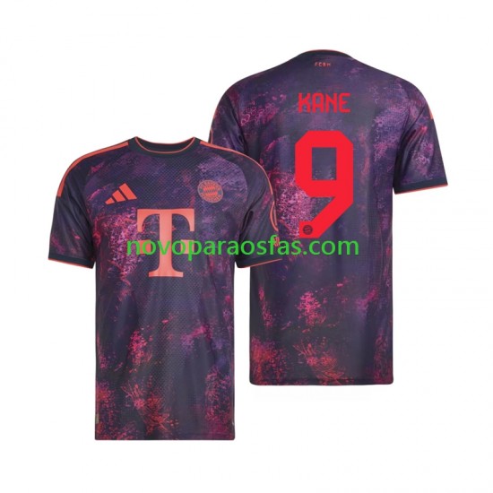 Camisolas Bayern de Munique Harry Kane 9 Homem Alternativo 2026-2027 Manga Curta