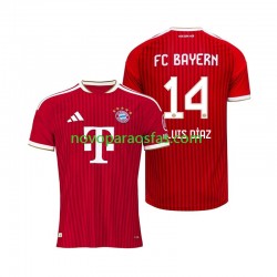 Camisolas Bayern de Munique Luis Diaz 14 Homem Casa 2026-2027 Manga Curta