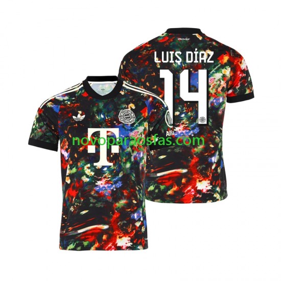 Camisolas Bayern de Munique Luis Diaz 14 Oktoberfest Homem Casa 2026-2027 Manga Curta