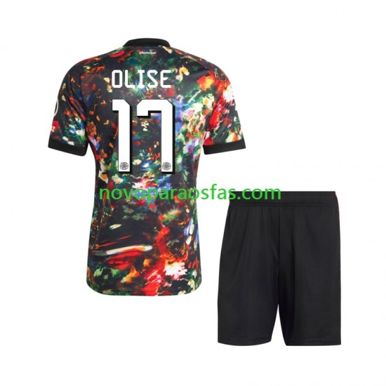 Camisolas Bayern de Munique Michael Olise 17 Oktoberfest Criança Casa 2026-2027 Manga Curta