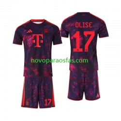 Camisolas Bayern de Munique Michael Olise 17 Criança Alternativo 2026-2027 Manga Curta