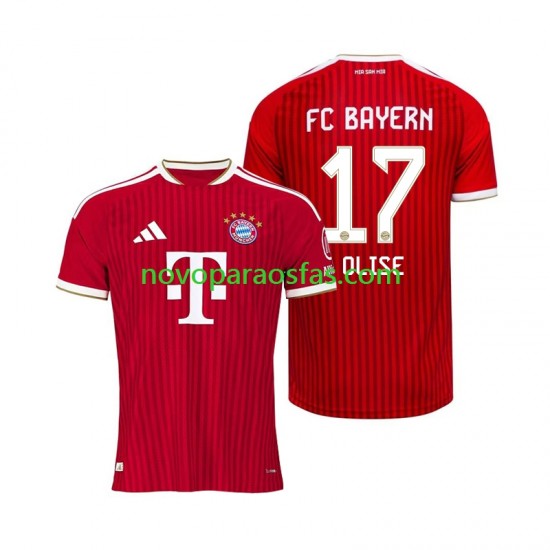 Camisolas Bayern de Munique Michael Olise 17 Homem Casa 2026-2027 Manga Curta