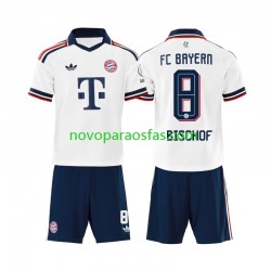 Camisolas Bayern de Munique Tom Bischof 8 Criança Visitante 2026-2027 Manga Curta