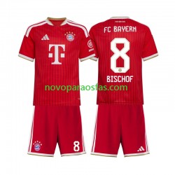 Camisolas Bayern de Munique Tom Bischof 8 Criança Casa 2026-2027 Manga Curta