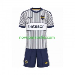 Camisolas CA Boca Juniors Criança Visitante 2026-2027 Manga Curta