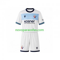 Camisolas CA Osasuna Criança Visitante 2026-2027 Manga Curta