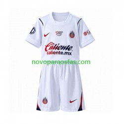 Camisolas CD Guadalajara Criança Visitante 2026-2027 Manga Curta