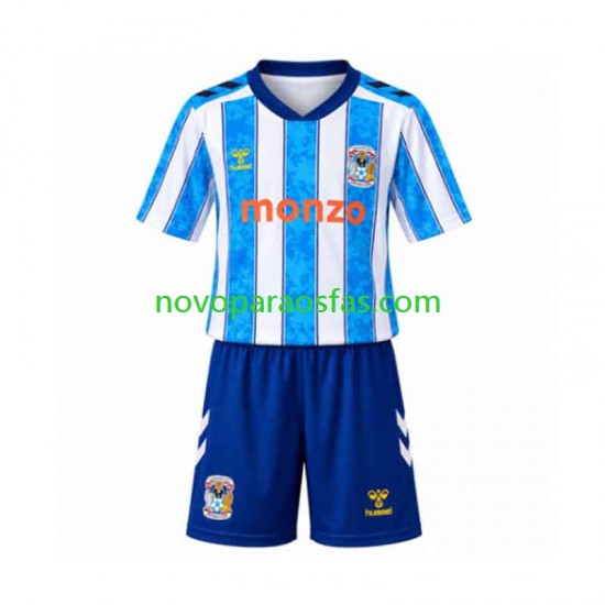 Camisolas Coventry City Criança Casa 2026-2027 Manga Curta