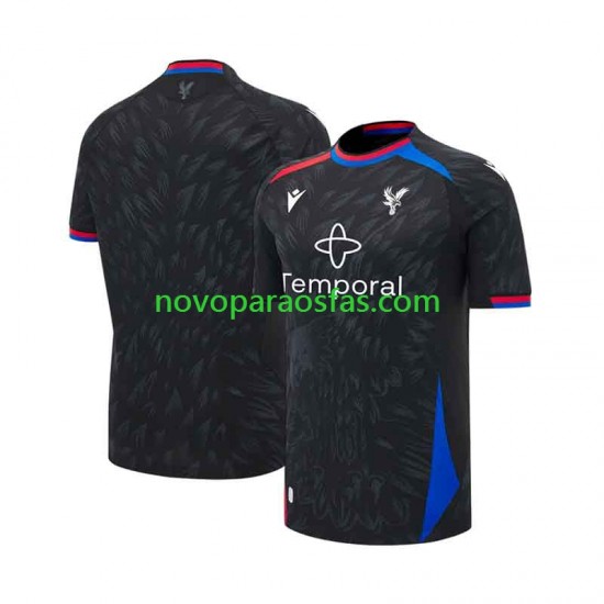 Camisolas Crystal Palace Homem Visitante 2026-2027 Manga Curta