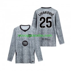 Camisolas FC Barcelona Dominik Livakovic 25 Guarda-redes Homem Visitante 2026-2027 Manga Comprida