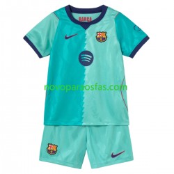 Camisolas FC Barcelona Criança Alternativo 2026-2027 Manga Curta