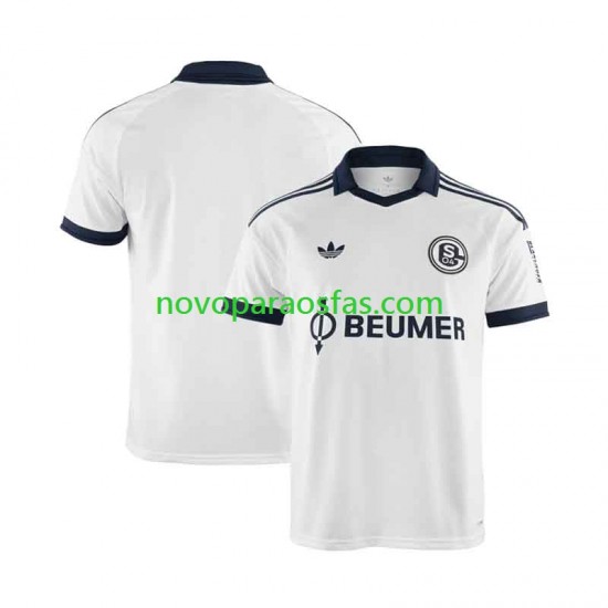 Camisolas FC Schalke 04 Homem Visitante 2026-2027 Manga Curta