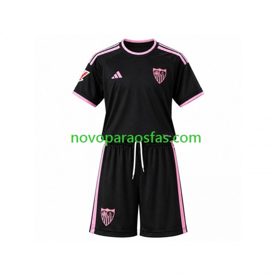 Camisolas Sevilla FC Criança Alternativo 2026-2027 Manga Curta